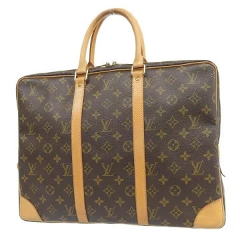 Louis Vuitton Documents Monogram Briefcase Voyage Business Bag Porte